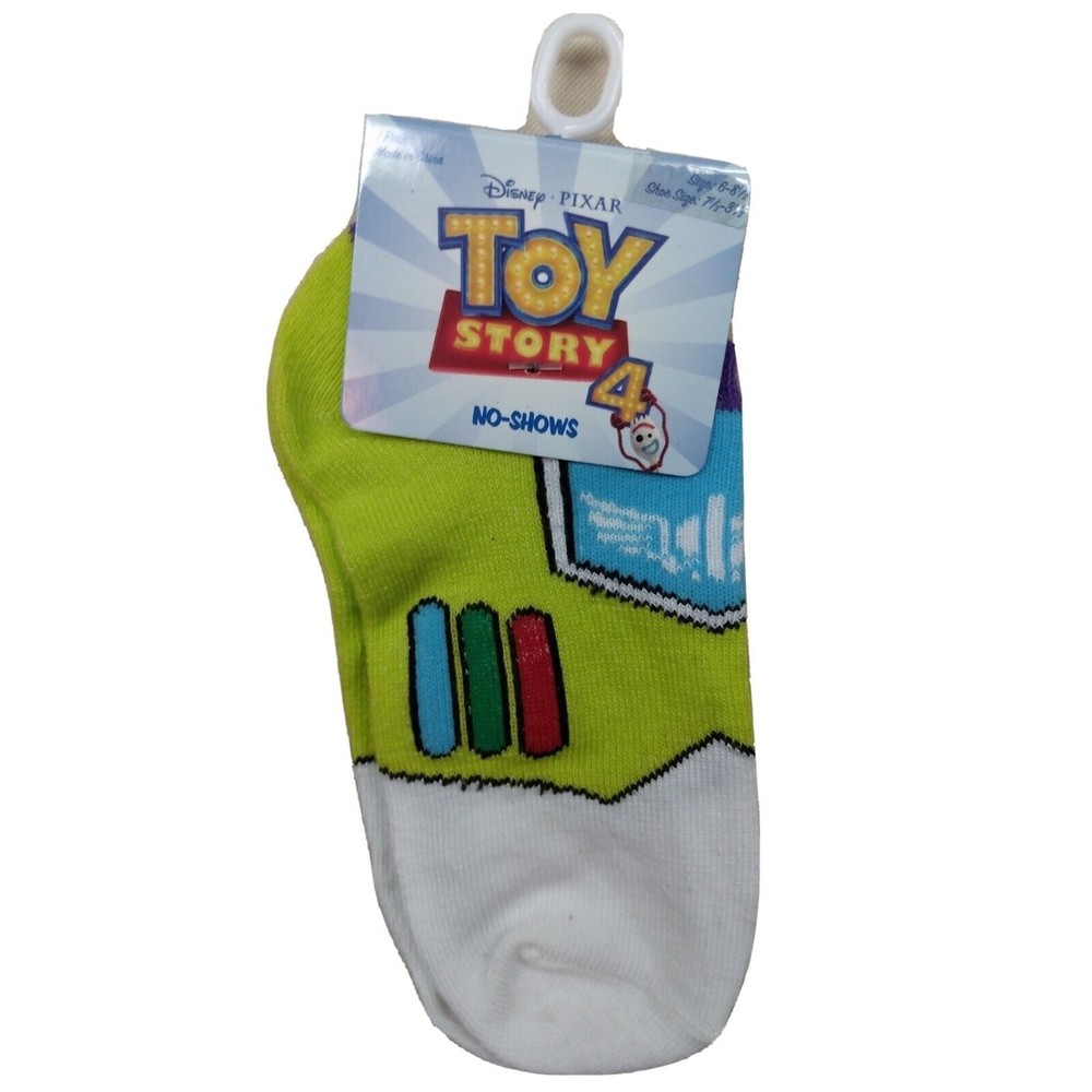 Disney Pixar Toy Story 4 No Show Socks Fits Size 6 - 8½